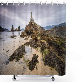 Personality  Os Castelos Monument, Spain Shower Curtains