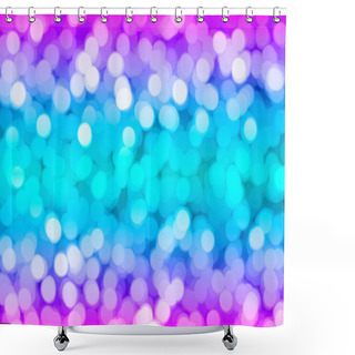 Personality  Abstract Color Bokeh Circles For Background. Shower Curtains