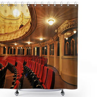 Personality  Theater - Interior View Shower Curtains