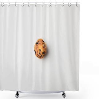Personality  Muffin With Blueberries Shower Curtains