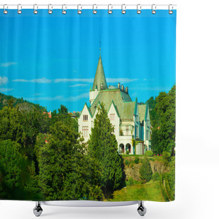 Personality  Gamlehaugen Mansion Old Royal Palace Bergen, Norway. Shower Curtains