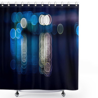 Personality  Abstract Colorful Bokeh Background Shower Curtains