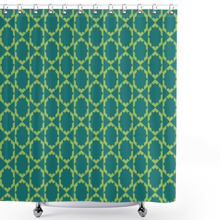 Personality  Modern Colorful Backdrop With Hexagonal Pattern Shower Curtains