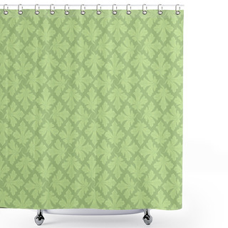 Personality  Leaves Pattern Shower Curtains