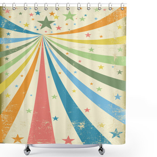 Personality  Grunge Carnival Shower Curtains