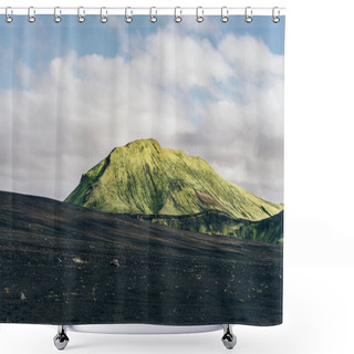 Personality  Beautiful Scenic Majestic Icelandic Landscape  Shower Curtains