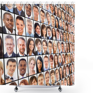 Personality  Many The Isolated Portraits Of Shower Curtains