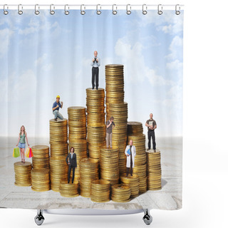 Personality  Global Economy Shower Curtains