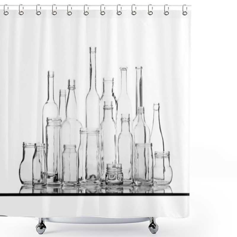 Personality  Glass Bottles Shower Curtains