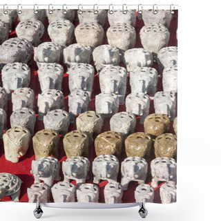 Personality  Elephant Figurines Shower Curtains