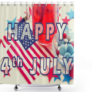 Personality  Happy 4th Of July, Independence Day Concept Shower Curtains