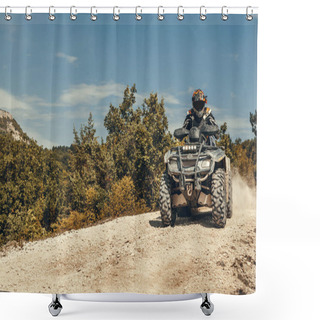 Personality  A Trip On The ATV Shower Curtains