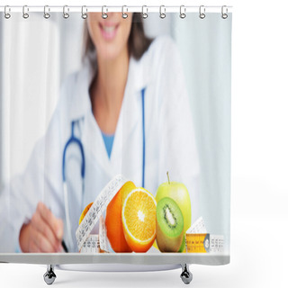 Personality  Nutritionist Doctor Shower Curtains
