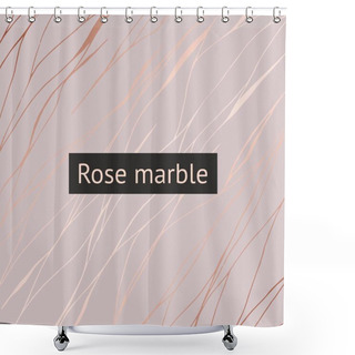 Personality  Rose Marble. Vector Decorative Pattern For Design And Drawing Invitations, Cards, Covers, Cases, Packaging And Other Surfaces Shower Curtains