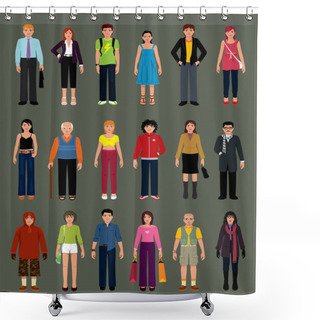 Personality  Set Shower Curtains