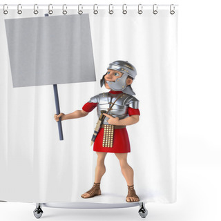 Personality  Roman Legionary Soldier Shower Curtains