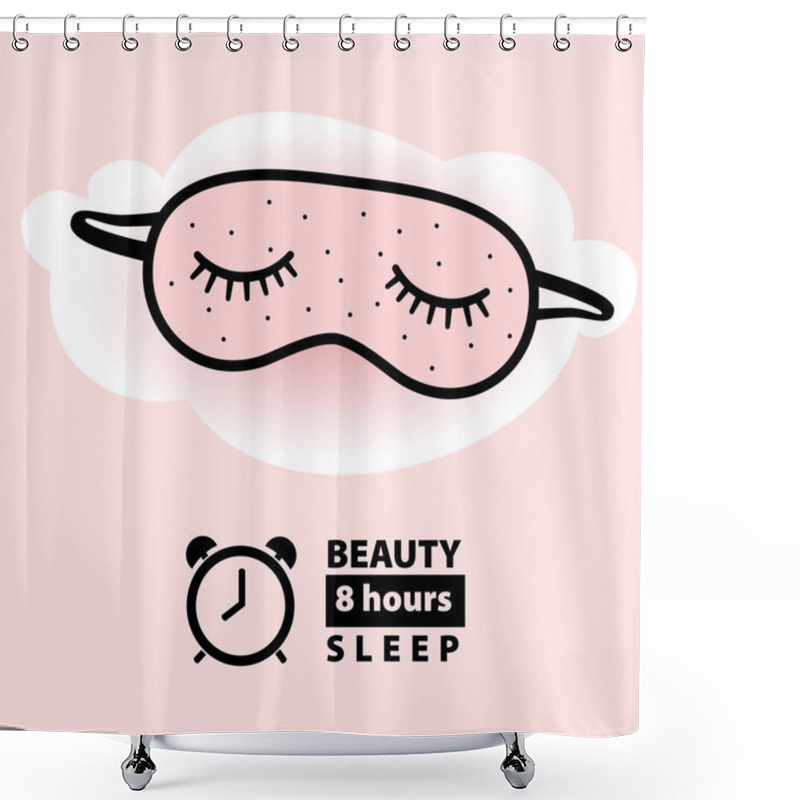 Personality  Beauty  Sleep Mask Shower Curtains