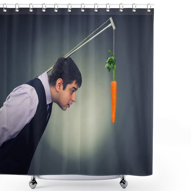Personality  Man and bait shower curtains
