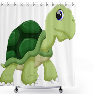 Personality  Cute  Turtles Cartoon Shower Curtains