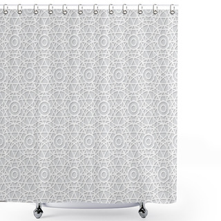 Personality  Islamic Seamless Pattern Bcckground Shower Curtains