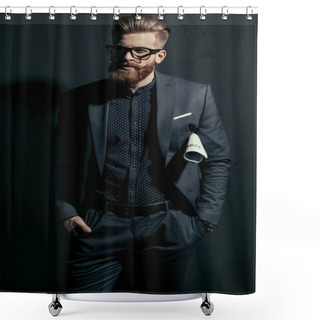 Personality  Stylish Handsome Man  Shower Curtains