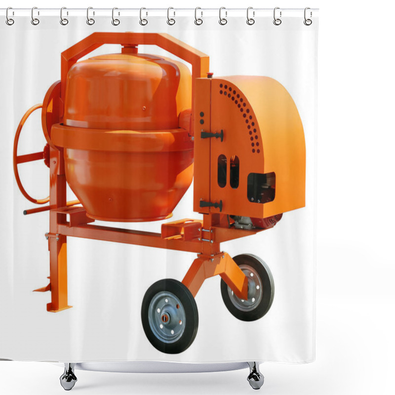 Personality  Cement Mixer Shower Curtains