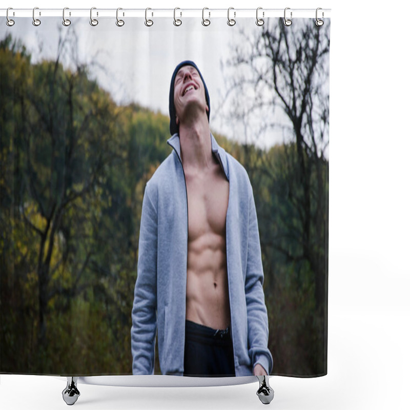 Personality  Man Autumn Male Shower Curtains