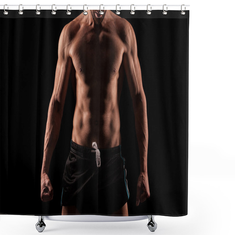 Personality  Muscles Shower Curtains