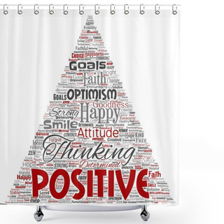 Personality  Conceptual Word Cloud Shower Curtains