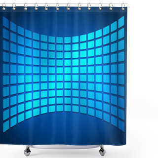 Personality  Background Report Brochure Cover Pages Style Abstract Glow01 Shower Curtains