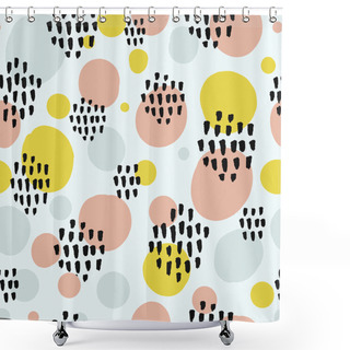 Personality  Abstract Pastel Seamless Pattern Shower Curtains