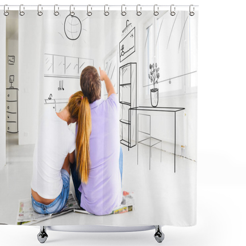 Personality  New Apartment Shower Curtains