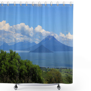 Personality  Volcano Momotombo Shower Curtains