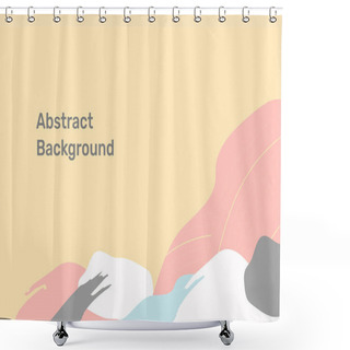 Personality  Abstract Topographic Patterned Background Vector Shower Curtains