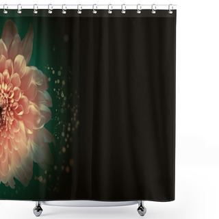 Personality  Abstract Flower Background Shower Curtains