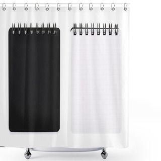 Personality  Small Writing Pocket Note Book Shower Curtains
