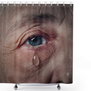 Personality  Senior Depression Shower Curtains
