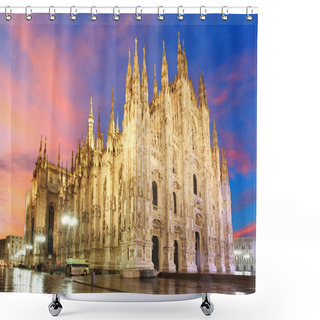 Personality  Milan Cathedral Dome Shower Curtains