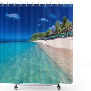 Personality  Tropical Lalomanu Beach  Shower Curtains