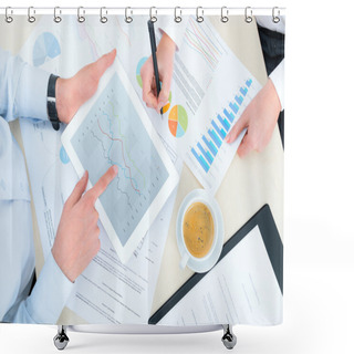 Personality  Business Analytics Shower Curtains