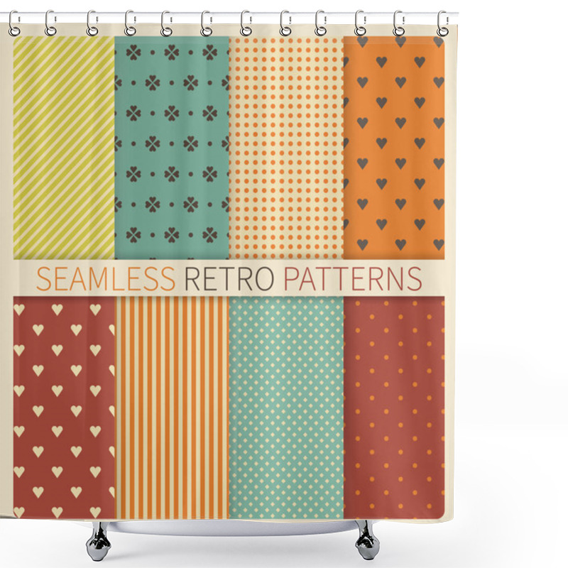 Personality  Geometric Seamless Patterns Shower Curtains