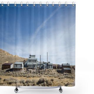 Personality  Gold Mine In Ghost Town Shower Curtains