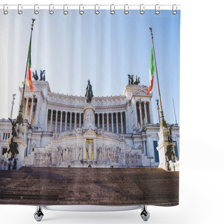 Personality  Altar Of The Fatherland Shower Curtains