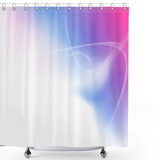 Personality  Halftone Wave Background Shower Curtains