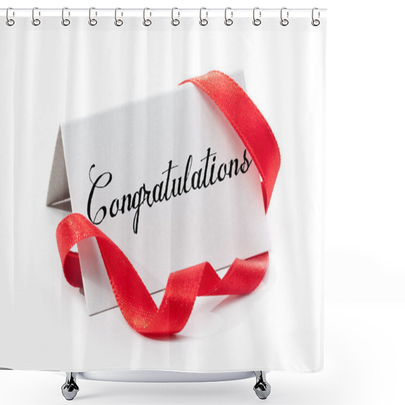 Personality  Congratulation shower curtains