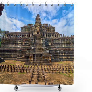 Personality  SIEM REAP, CAMBODIA - 13 December 2014:View Of Baphuon Temple At Angkor Wat Complex Is Popular Tourist Attraction, Angkor Wat Archaeological Park In Siem Reap, Cambodia UNESCO World Heritage Site Shower Curtains