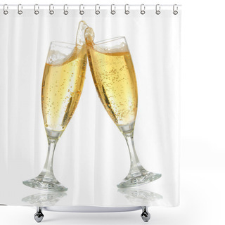 Personality  Celebration Toast With Champagne Shower Curtains