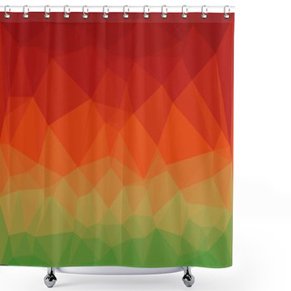 Personality  Colorful Geometric Background With Abstract Pattern Shower Curtains