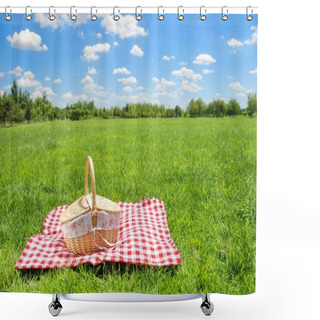 Personality  Picnic Shower Curtains