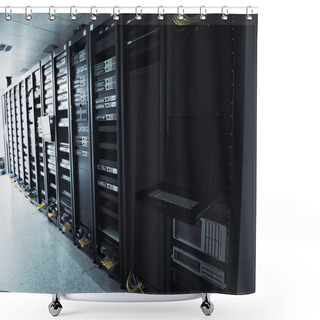 Personality  Network Server Room Shower Curtains